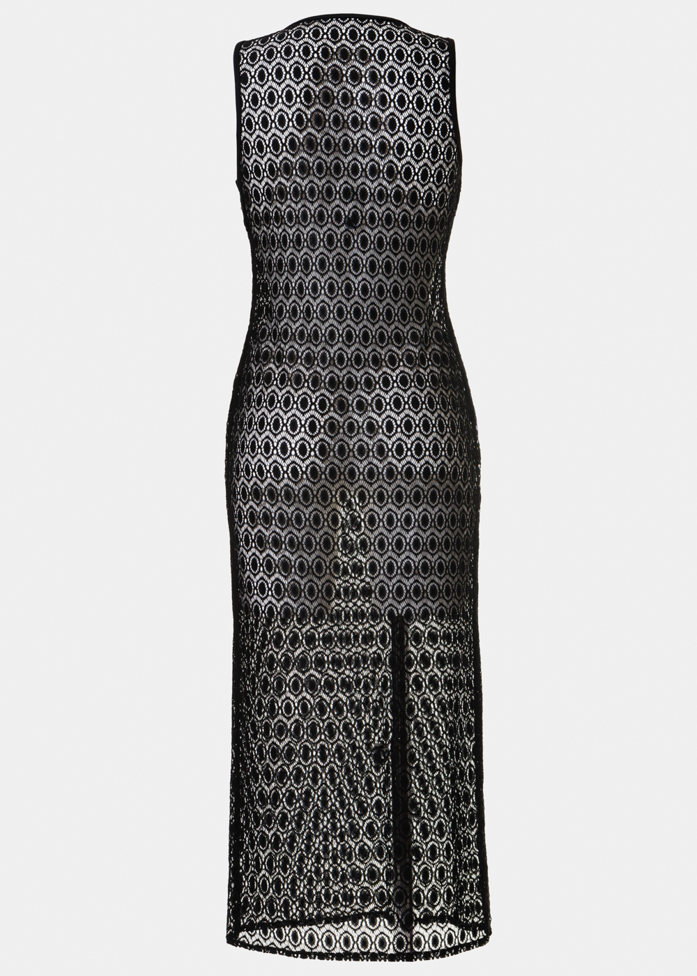 Black Soft Knitted Beachwear